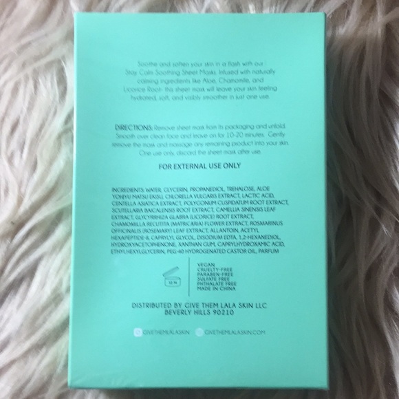 GIVE THEM LALA SKIN Stay Calm Soothing Sheet Mask - Picture 3 of 3